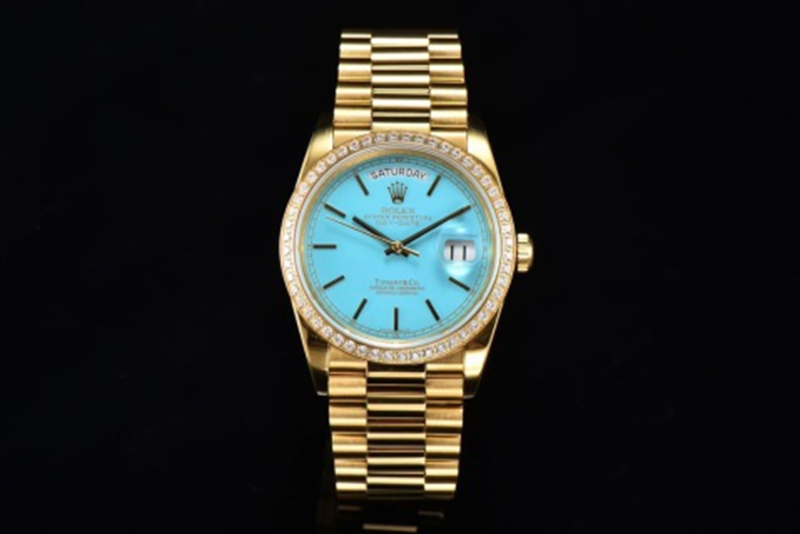 Best Edition with 2836 Automatic Movement Rolex Diary Series 36mm Steel Belt Blue Watch